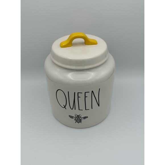 Rae Dunn Queen Bee Chubby Canister - Picture 2 of 6